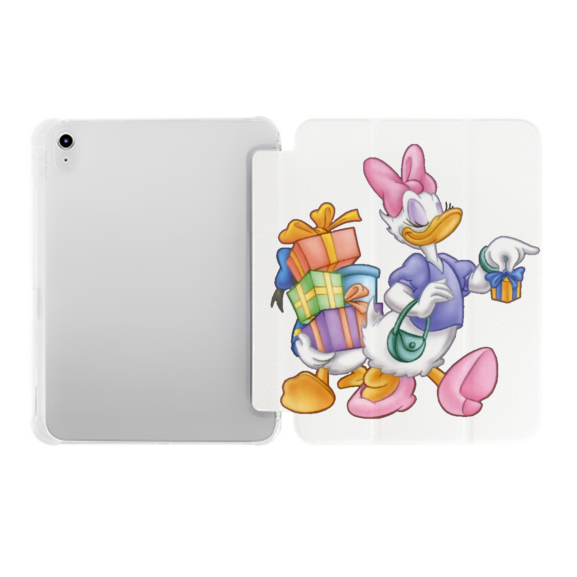 （画像用） ミッキーマウス Mickey Mouse IPad ケース ペン収納付き 三つ折りスタンド PUレザー×シリコン 対応機種9.5/10.5/10.9インチ